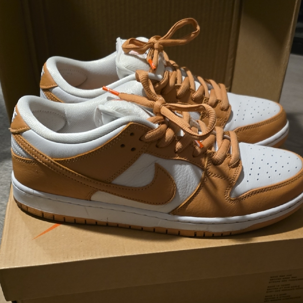 Nike SB Dunk Low Pro ISO Light Cognac 11